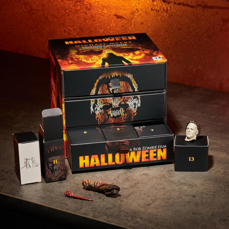 CC Countdown Characters 2024 Michael Myers Buildable Halloween Advent Calendar – Official Rob Zombie Halloween Collectible Character Statue - Image 5